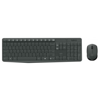 Logitech MK235 USB Keyboard & Mouse Black